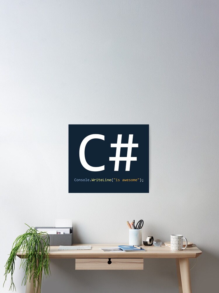 Thumbnail 2 von 3, Poster, C# ist großartig - Computerprogrammierung designt und verkauft von springforce.