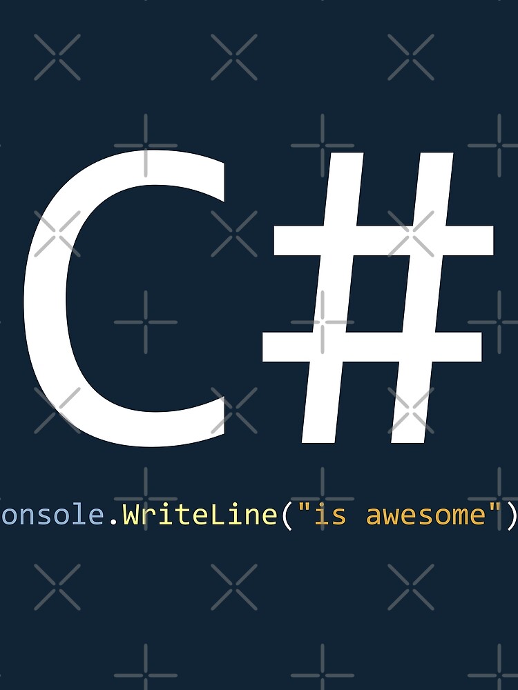 Thumbnail 3 of 3, Scarf, C# is awesome - Computer Programming designed and sold by springforce.
