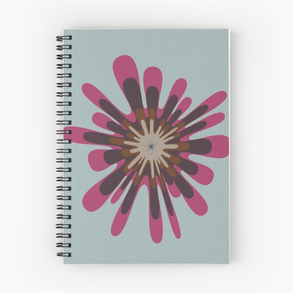 Item preview, Burgundy 60s Blossom Micro Stellate designed and sold by Tactux - Digital Artist.