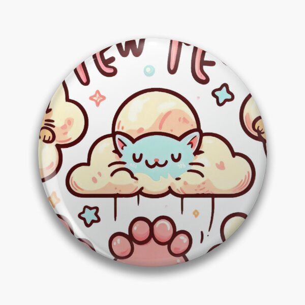 Item preview, "Whimsical 'Mew Mew' Art: Playful Cats in Vector Charm" designed and sold by Huycao211.