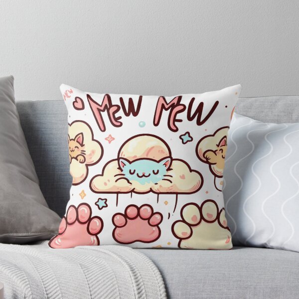 Item preview, "Whimsical 'Mew Mew' Art: Playful Cats in Vector Charm" designed and sold by Huycao211.