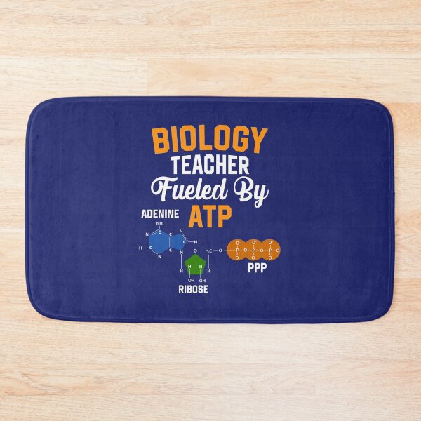 Item preview, Biology Teacher Fueled By ATP Funny Teacher Biologist Gift 21 designed and sold by caloudiaminart.