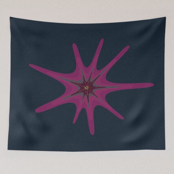 Item preview, Small Burgundy Micro Stellate designed and sold by Tactux - Digital Artist.