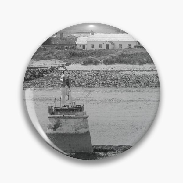 Item preview, Traffic Duty at Rosses Point Sligo bw designed and sold by eddiebarronshop.