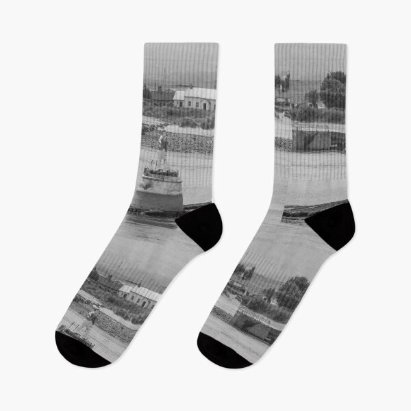 Item preview, Traffic Duty at Rosses Point Sligo bw designed and sold by eddiebarronshop.