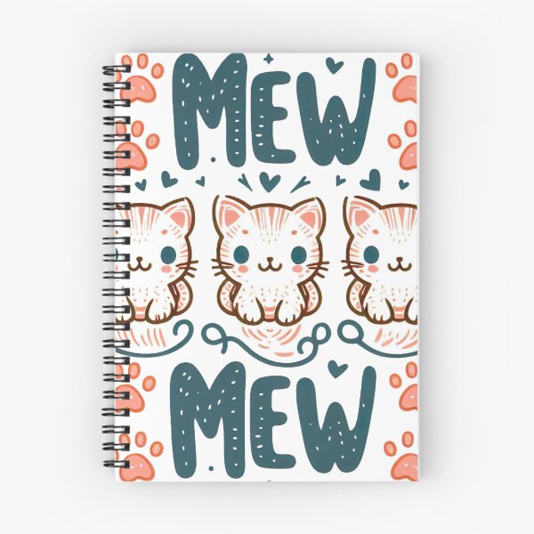 Item preview, "Whimsical 'Mew Mew' Art: Playful Cats in Vector Charm" designed and sold by Huycao211.
