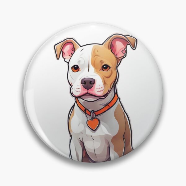 Item preview, Cute Pitbull designed and sold by ProfArtStudio.
