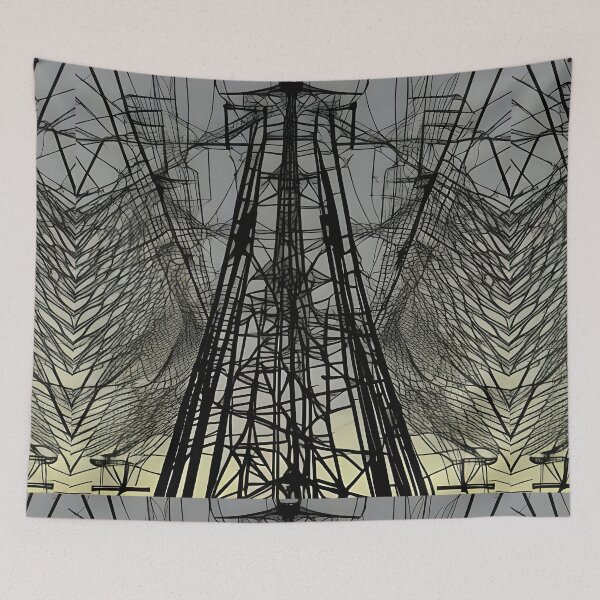 Item preview, Tangle of Wires Pylon designed and sold by pinkal.