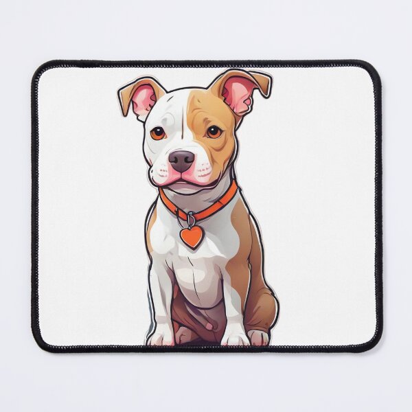 Item preview, Cute Pitbull designed and sold by ProfArtStudio.