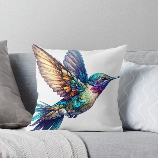 Item preview, "In Flight Beauty: Hand-Painted Hummingbird Art in Vector" designed and sold by Huycao211.