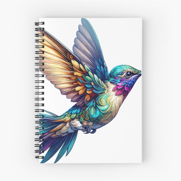 Item preview, "In Flight Beauty: Hand-Painted Hummingbird Art in Vector" designed and sold by Huycao211.