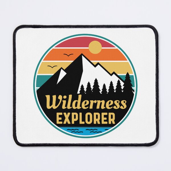 Item preview, Wilderness Explorer - Forest Mountain Hiking Adventures designed and sold by Sunserize Designs.