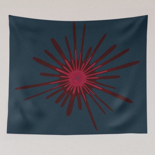 Item preview, Dark Red Blossom Stellate designed and sold by Tactux - Digital Artist.
