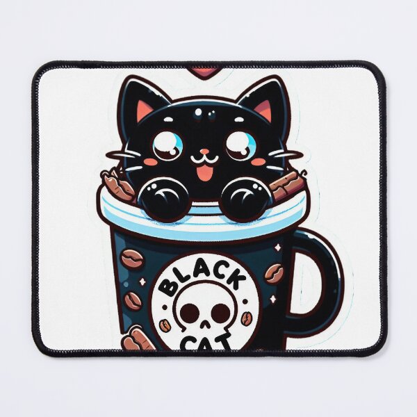 Item preview, black cat sticker  designed and sold by SpesWorld.