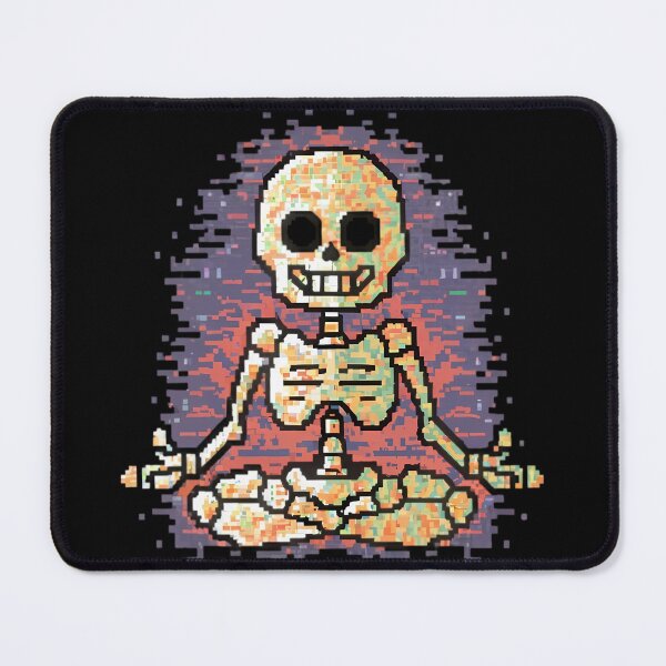 Item preview, Yoga Meditating Skeleton designed and sold by Living-Present.