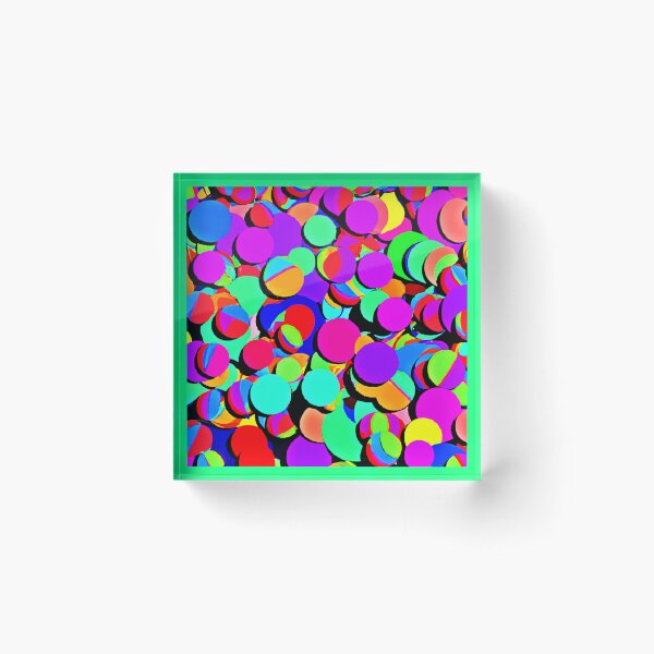 Item preview, Colorful Vibrant Retro Revival Pattern designed and sold by Health And Fitness Posts e-Store.