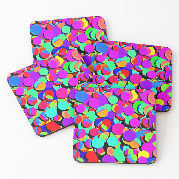 Item preview, Colorful Vibrant Retro Revival Pattern designed and sold by Health And Fitness Posts e-Store.