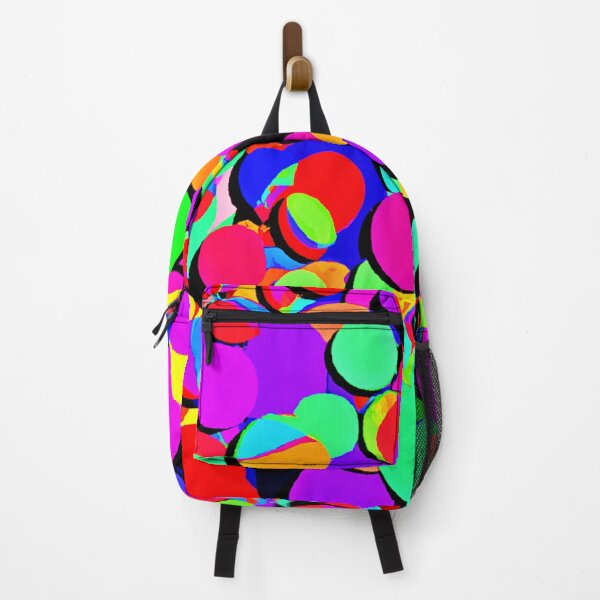 Item preview, Colorful Vibrant Retro Revival Pattern designed and sold by Health And Fitness Posts e-Store.