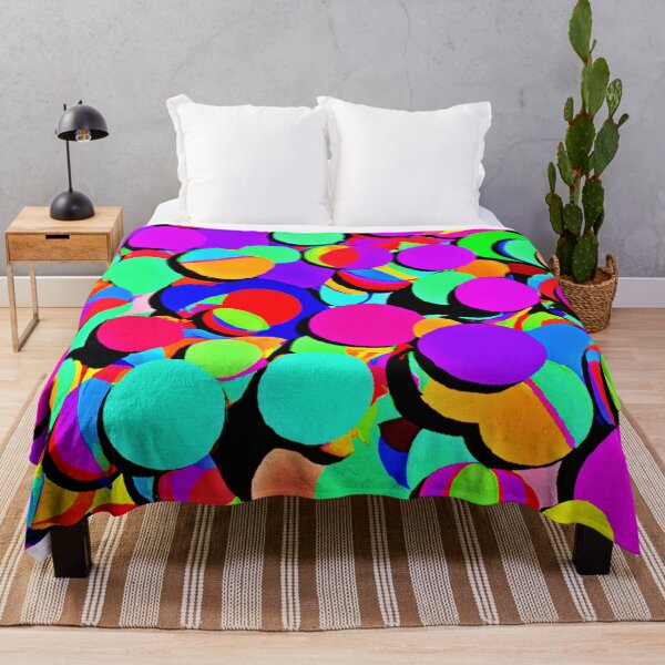 Item preview, Colorful Vibrant Retro Revival Pattern designed and sold by Health And Fitness Posts e-Store.