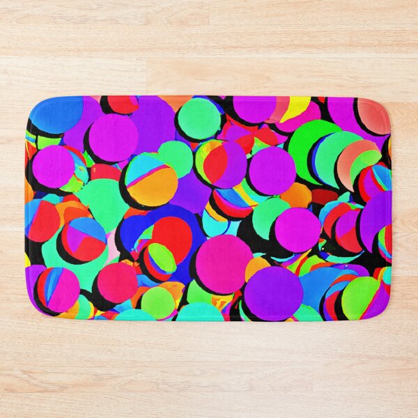 Item preview, Colorful Vibrant Retro Revival Pattern designed and sold by Health And Fitness Posts e-Store.
