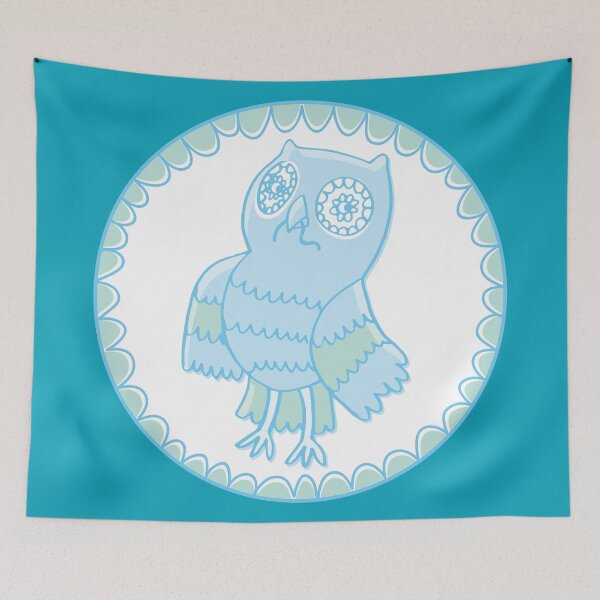 Item preview, The owl that got the worm designed and sold by jasmineberry.