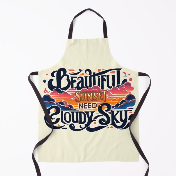 Item preview, Beautiful Sunset need Cloudy Sky, typography designed and sold by maxmaj.