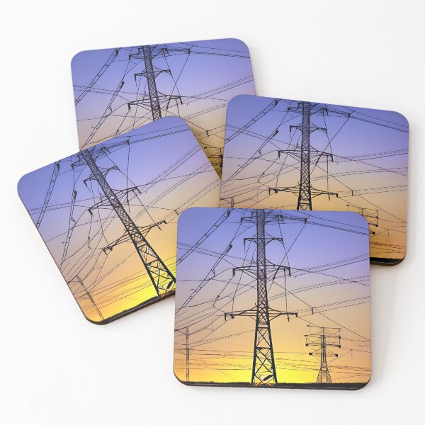 Item preview, Purple and Yellow Sky Pylons designed and sold by pinkal.