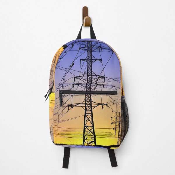Item preview, Purple and Yellow Sky Pylons designed and sold by pinkal.