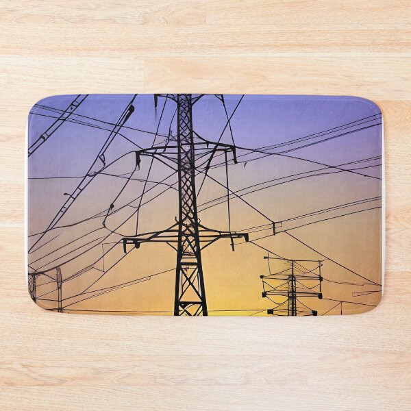 Item preview, Purple and Yellow Sky Pylons designed and sold by pinkal.