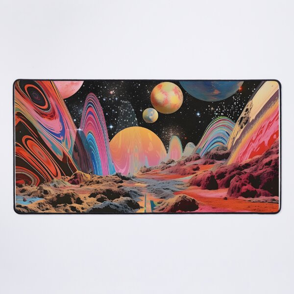 Item preview, Psychedelic Planetary Pathway designed and sold by dogwoofwoof.