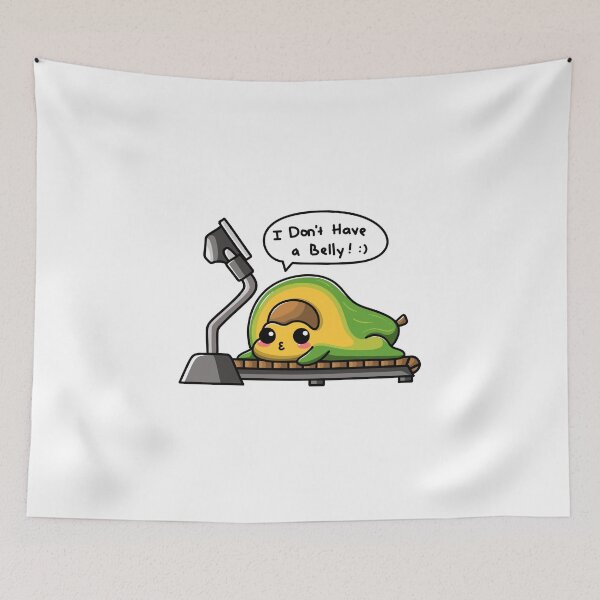Item preview, Avocado on a Treadmill designed and sold by ThinGraff Design.