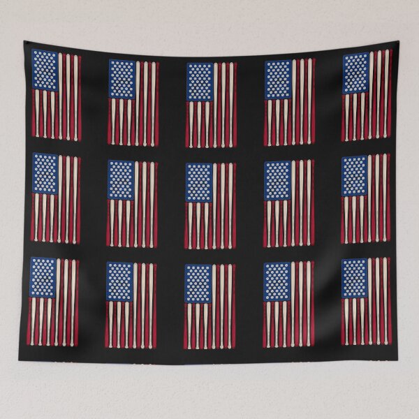 Artikelvorschau, Baseball-Flagge US-Sport entworfen und verkauft von 4TeeToo.