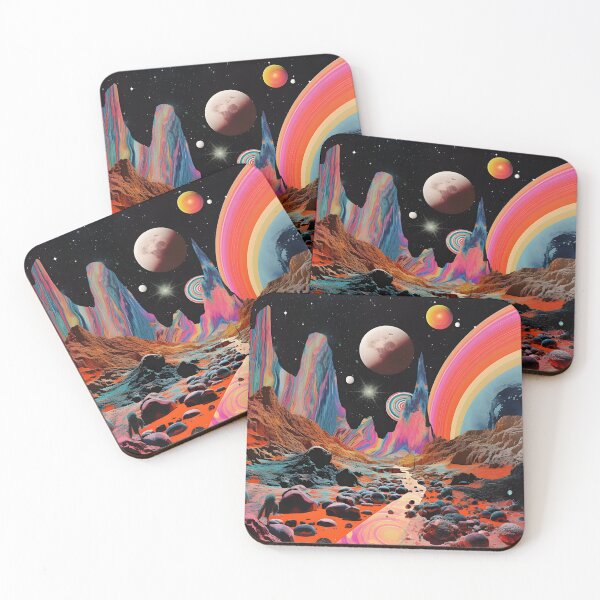 Item preview, Vibrant Vistas: Cosmic Chromatic Trails designed and sold by dogwoofwoof.