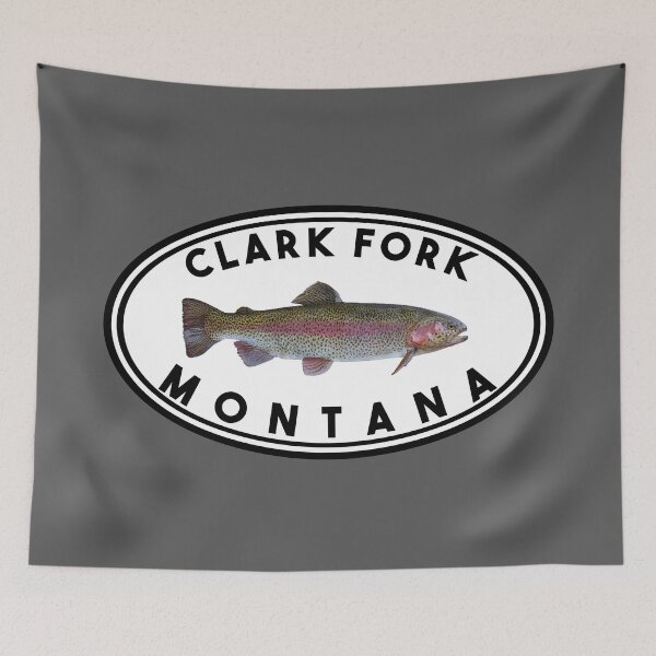 Item preview, Clark Fork River Fly Fishing Montana Creek Rainbow Trout designed and sold by letourneau41.