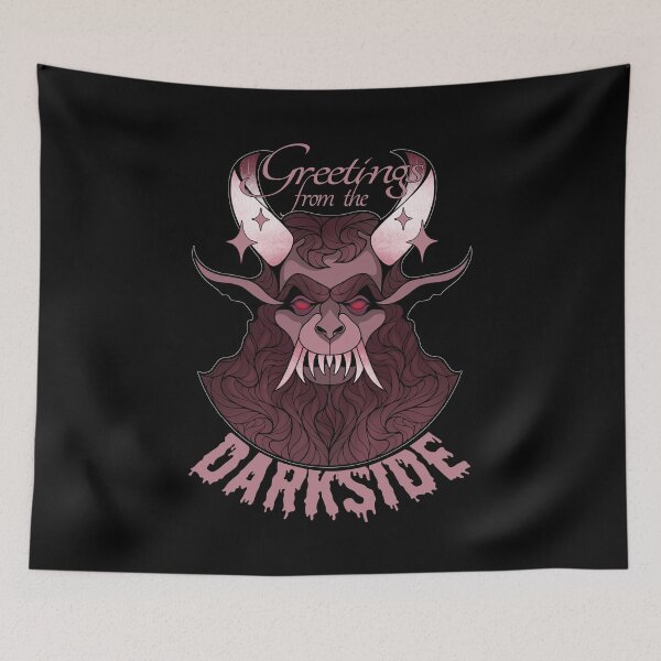 Item preview, Greetings From The Darkside | Merry Creepy Christmas designed and sold by ObsidianDaz.