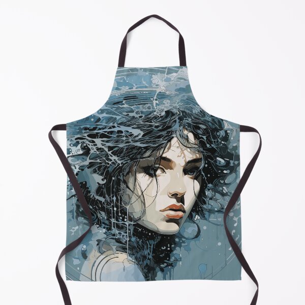 Item preview, Portrait of a Woman with a splash of water designed and sold by Hisirdoux.