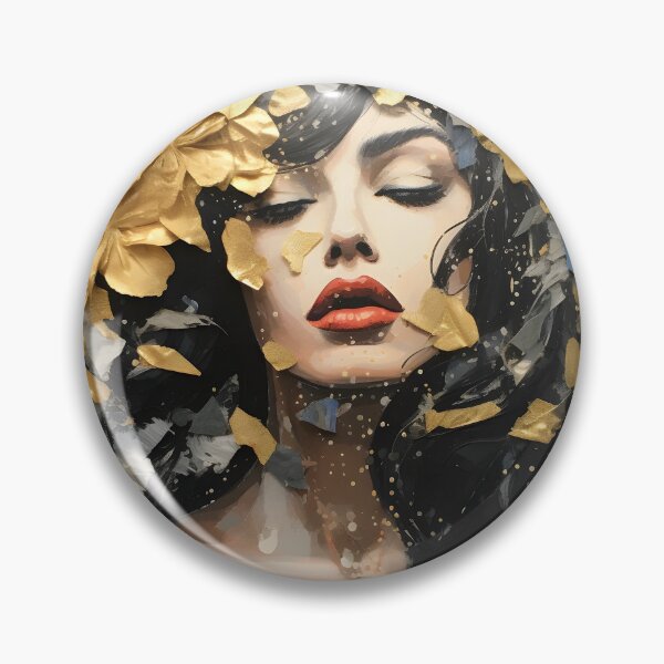 Item preview, torn paper collage with gold leaf accents designed and sold by dcrc.