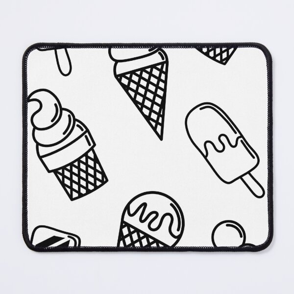 Item preview, Ice Cream Pattern Line Art designed and sold by Anton Repetto.