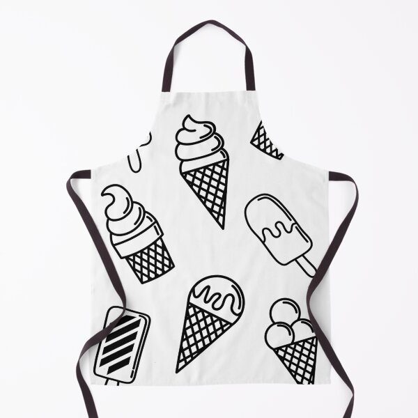 Item preview, Ice Cream Pattern Line Art designed and sold by Anton Repetto.