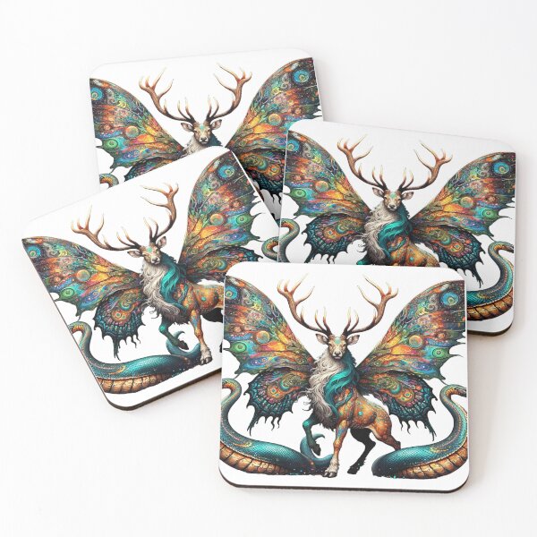Item preview, Celestial Stag: The Seraph of the Forest designed and sold by TeslaSt0re.