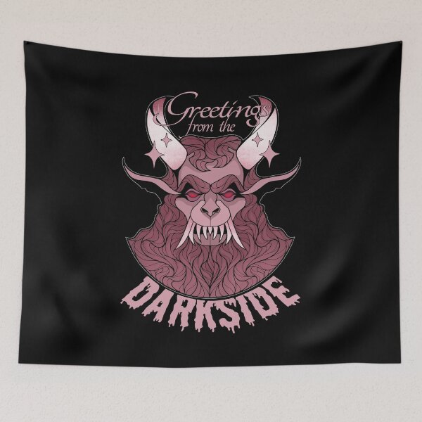 Item preview, Greetings From The Darkside | Merry Creepy Christmas designed and sold by ObsidianDaz.