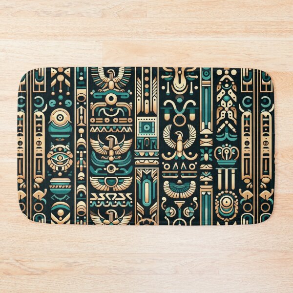 Item preview, Ancient Egypt Hieroglyphs thoth -ancient Egyptian Deity Poster Cards designed and sold by CoffeeIsATrip.