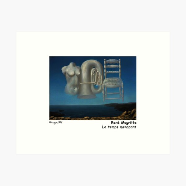 Artikel-Vorschau von Gemälde von René Magritte zu verkaufen, designt und verkauft von Nada01.