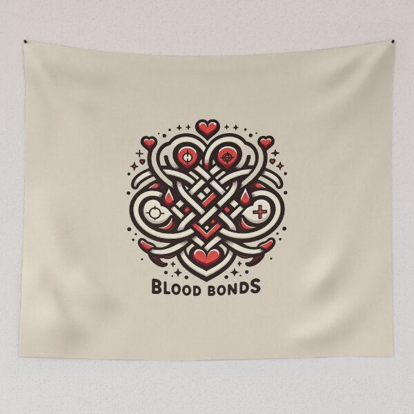 Item preview,  Heart Blood Bonds Blood Donation Campaign Tee - blood donation awareness  designed and sold by MAPDDesigns.