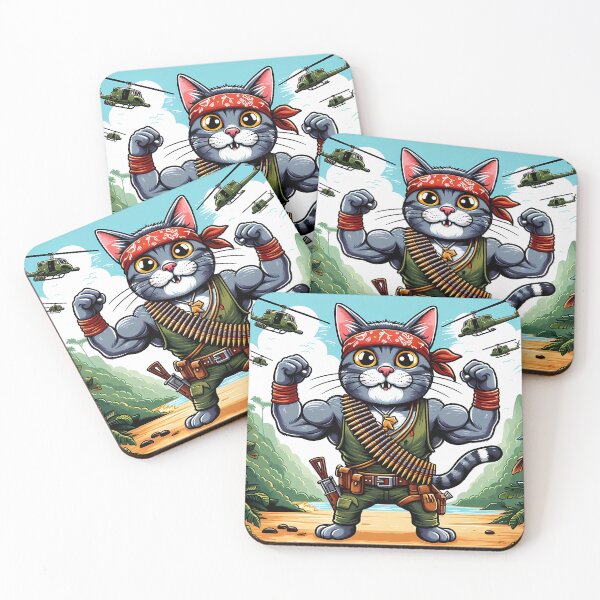 Item preview, Rambo cat designed and sold by mariacatsfan.