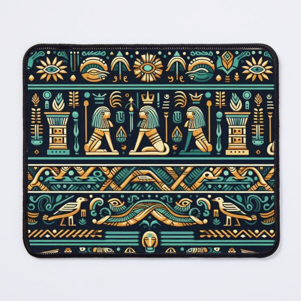 Item preview, Ancient Egypt Hieroglyphs thoth -ancient Egyptian Deity Poster Wall Art designed and sold by CoffeeIsATrip.