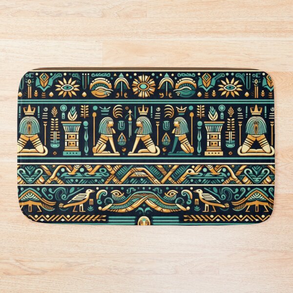Item preview, Ancient Egypt Hieroglyphs thoth -ancient Egyptian Deity Poster Wall Art designed and sold by CoffeeIsATrip.