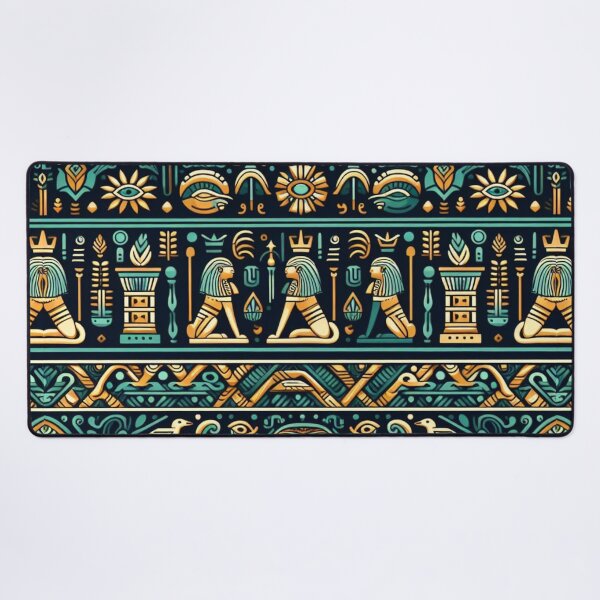 Item preview, Ancient Egypt Hieroglyphs thoth -ancient Egyptian Deity Poster Wall Art designed and sold by CoffeeIsATrip.