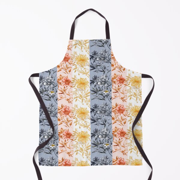Item preview, Vibrant Floral Trio: Flowers in Three Colored Lines designed and sold by Thanatphak Tansakul.