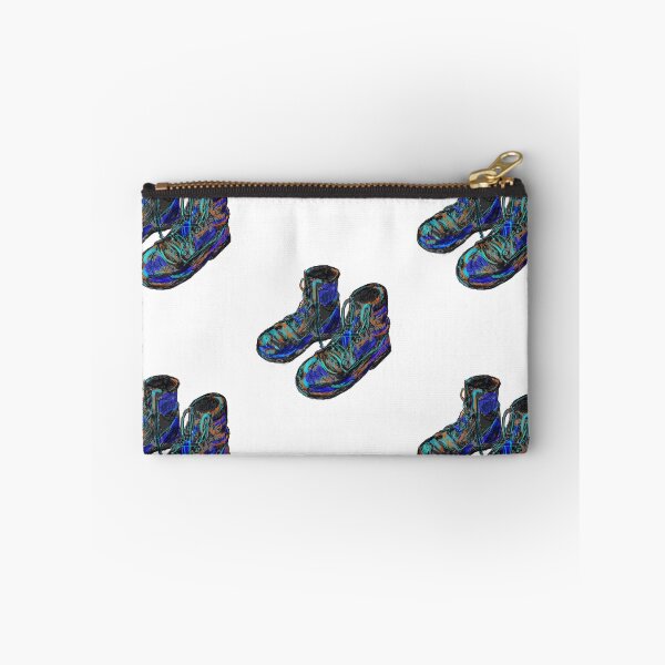 Item preview, Black and colorful army boots designed and sold by SHARON NAKAR.